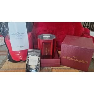 Aroma360 (RED) Bougie Sand Wax- complete set- plant-based candle- NIB- vegan!